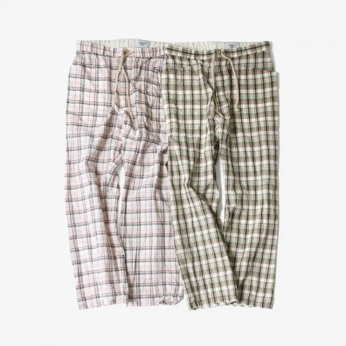 マドラスチェックのカディ