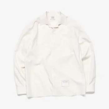 ORRS - OPEN COLLER SHIRT / NATURAL