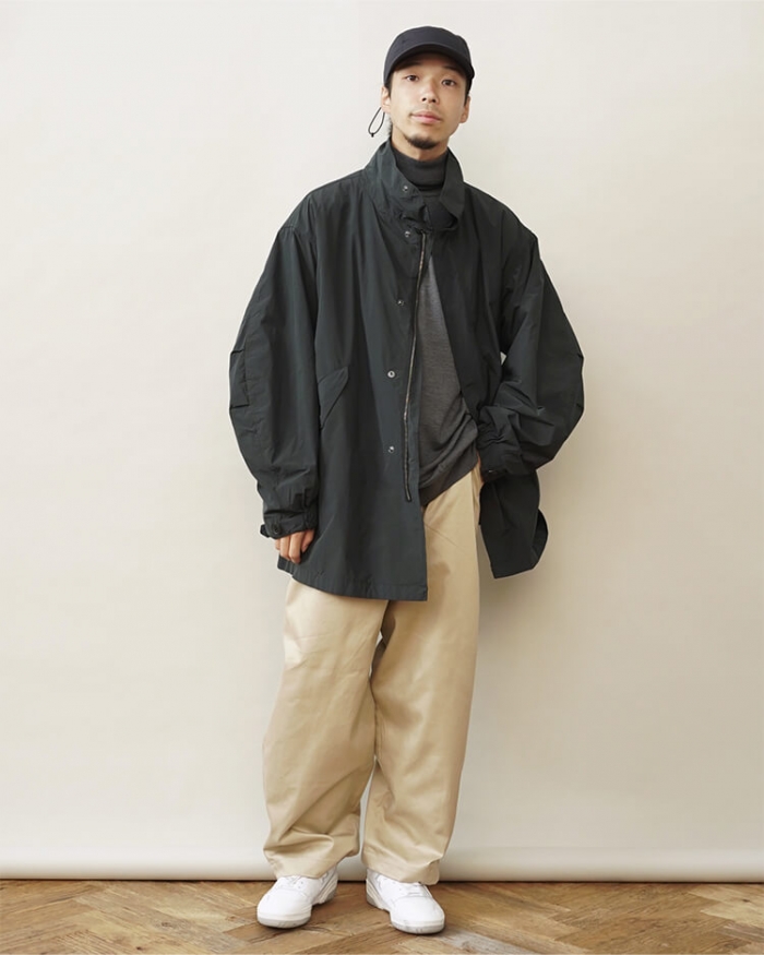 ATON / AIR WEATHER SHORT MODS COAT | Dice&Dice | ONLINE STORE