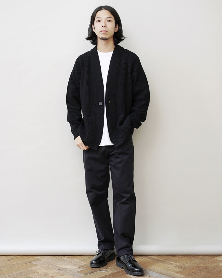 BATONERデザイナー奥山氏が解説 / 1BUTTON CARDIGAN