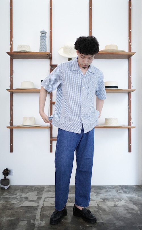 YAECA - WIDE STRAIGHT DENIM(13-13U) / BLUE | Dice&Dice | ONLINE STORE