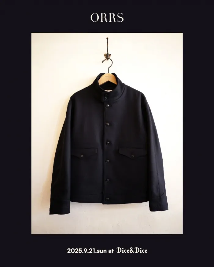 ORRS | Wool Melton Club Jacket launches