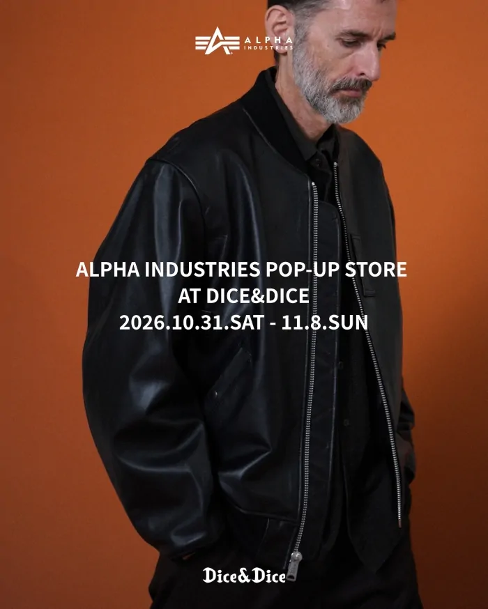 ALPHA INDUSTRIES POP-UP STORE AT DICE&DICE