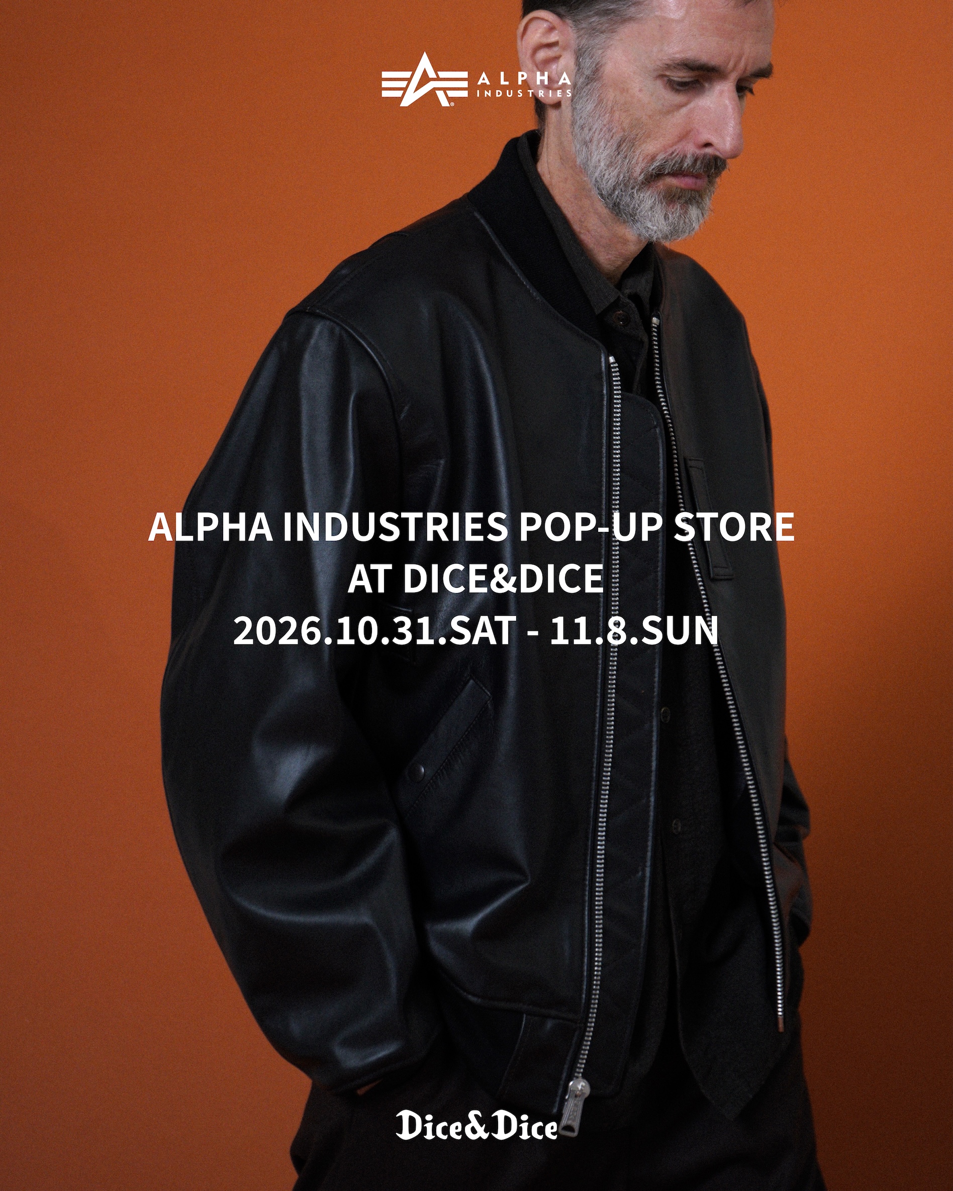 ALPHA INDUSTRIES POP-UP STORE AT DICE&DICE