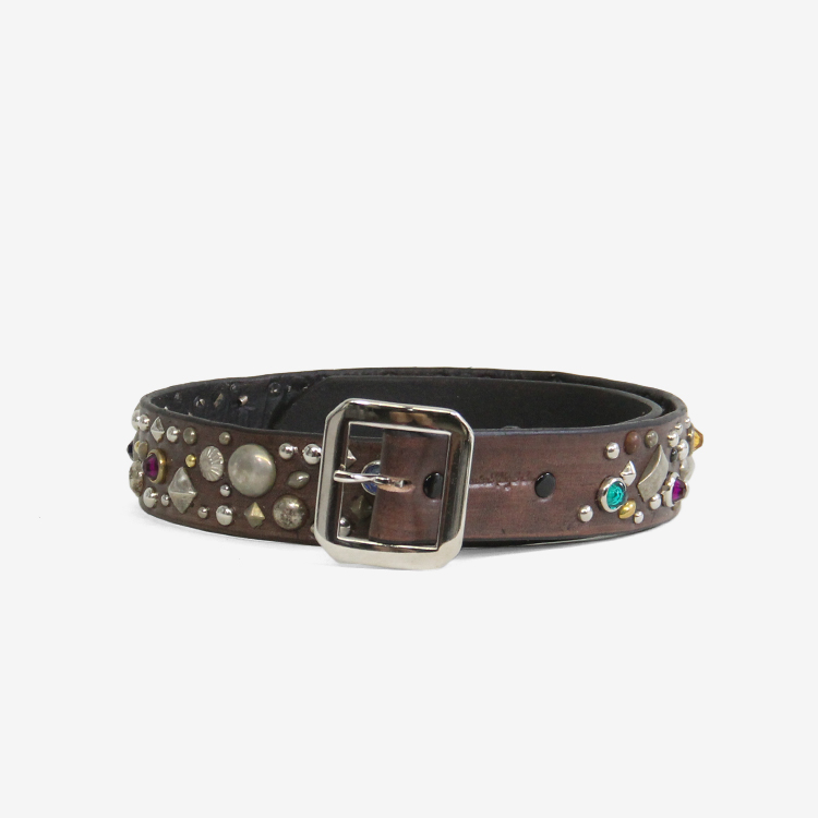 SEVEN BY SEVEN / STUDS BELT - Plain - Collaborated by RoosterKing&Co. 