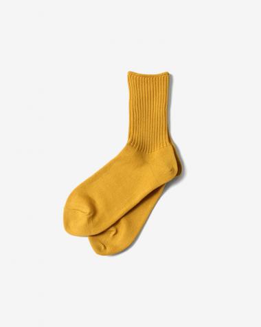  / RIB SOX / MUSTARD