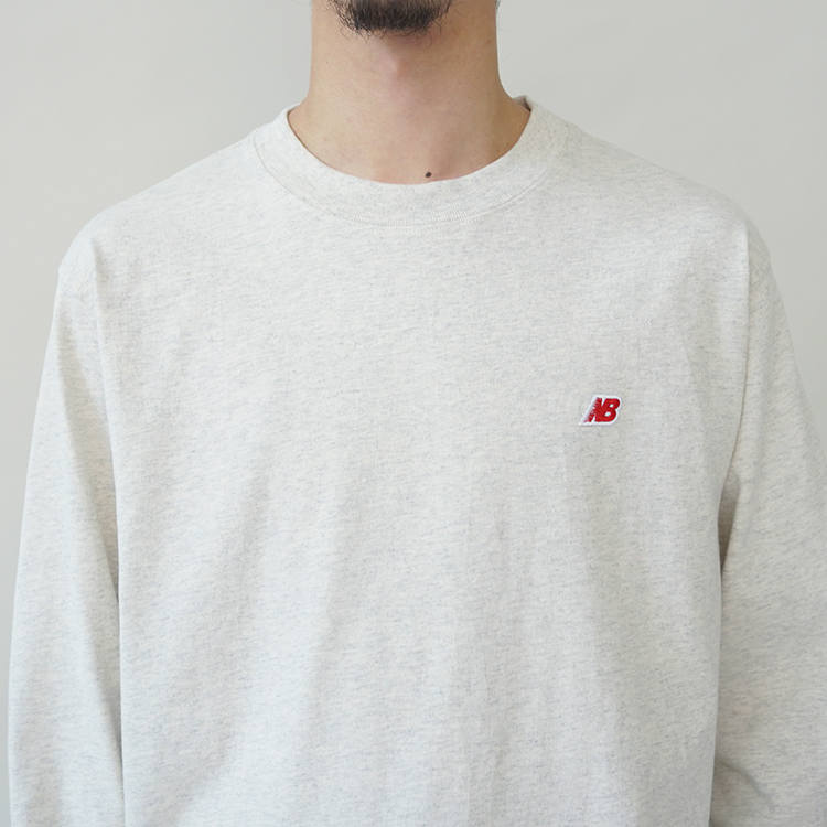 NB MADE Crew Long Sleeve Tee / OTH(Oat Meal Heather) | NEW BALANCE(ニューバランス)  | T-SHIRTS | DiceDice | ONLINE STORE