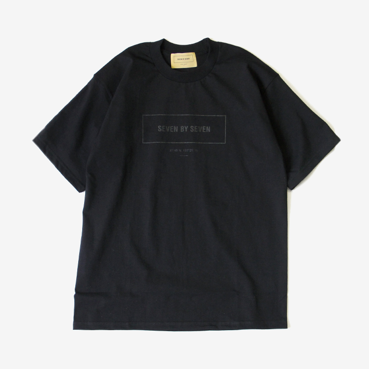 SEVEN BY SEVEN / LOGO S/S TEE / BLACK