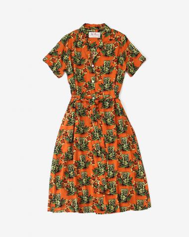 Aloha Blossom (WOMEN) / TIKI DRESS / ORANGE