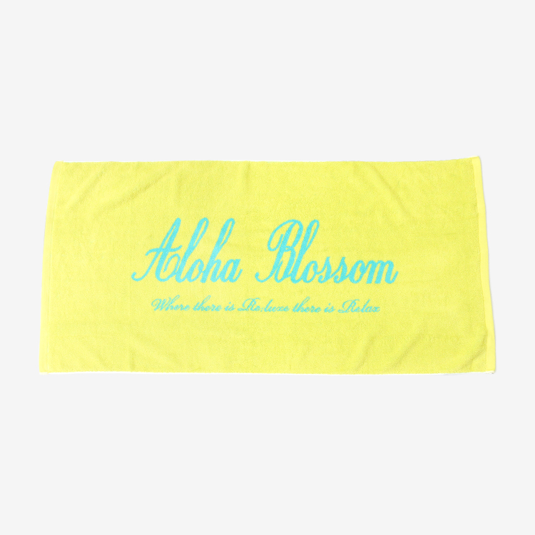 Aloha Blossom (MEN) / BEACH TOWEL / YELLOW