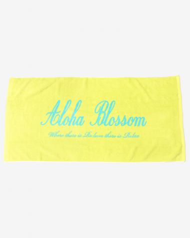Aloha Blossom (MEN) / BEACH TOWEL / YELLOW