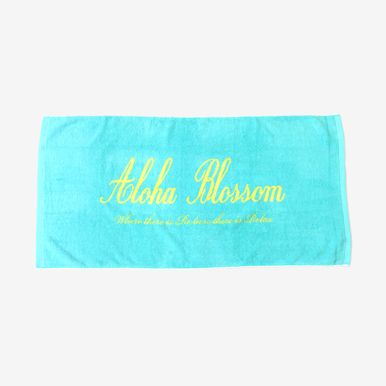 Aloha Blossom (MEN) / BEACH TOWEL / BLUE