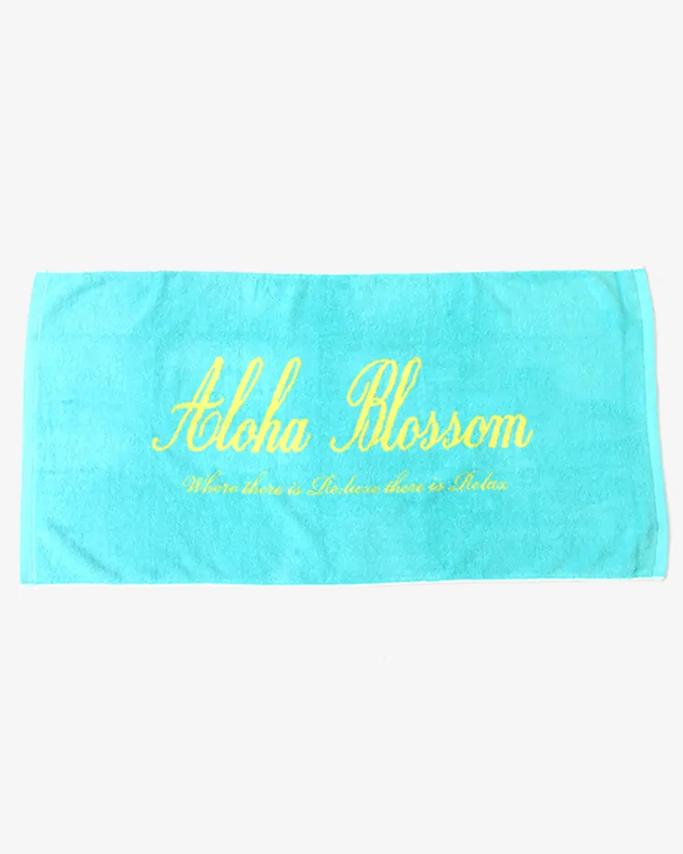 Aloha Blossom (MEN) / BEACH TOWEL / BLUE