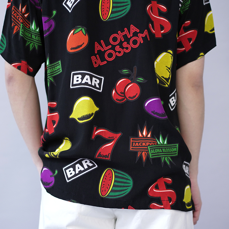 JACK POT / BLACK | Aloha Blossom (MEN)(アロハブロッサム) | SHIRTS