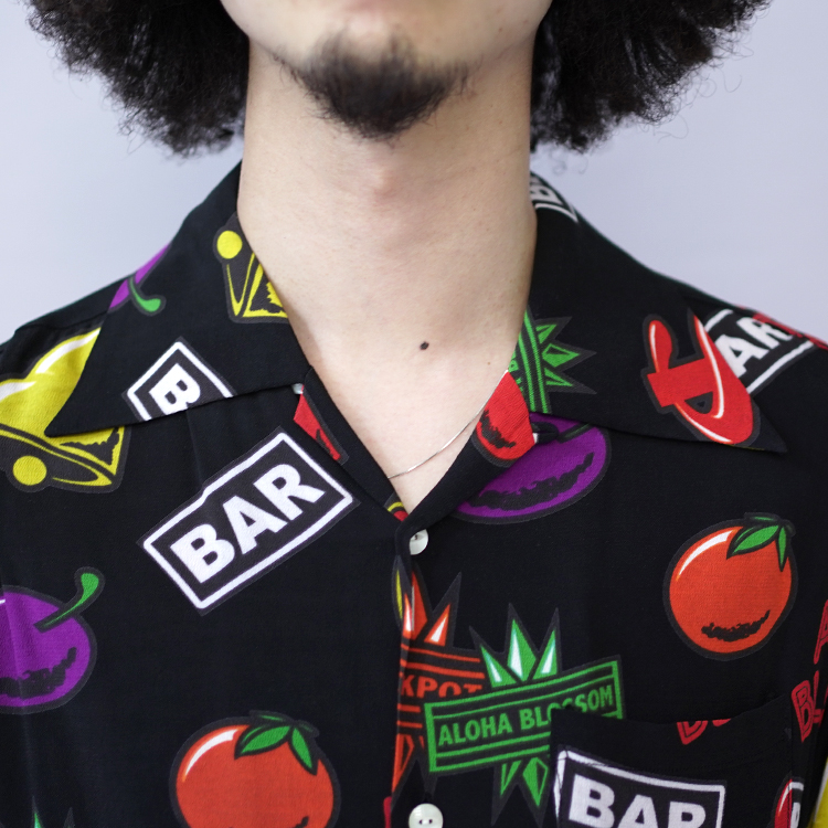 JACK POT / BLACK | Aloha Blossom (MEN)(アロハブロッサム) | SHIRTS 
