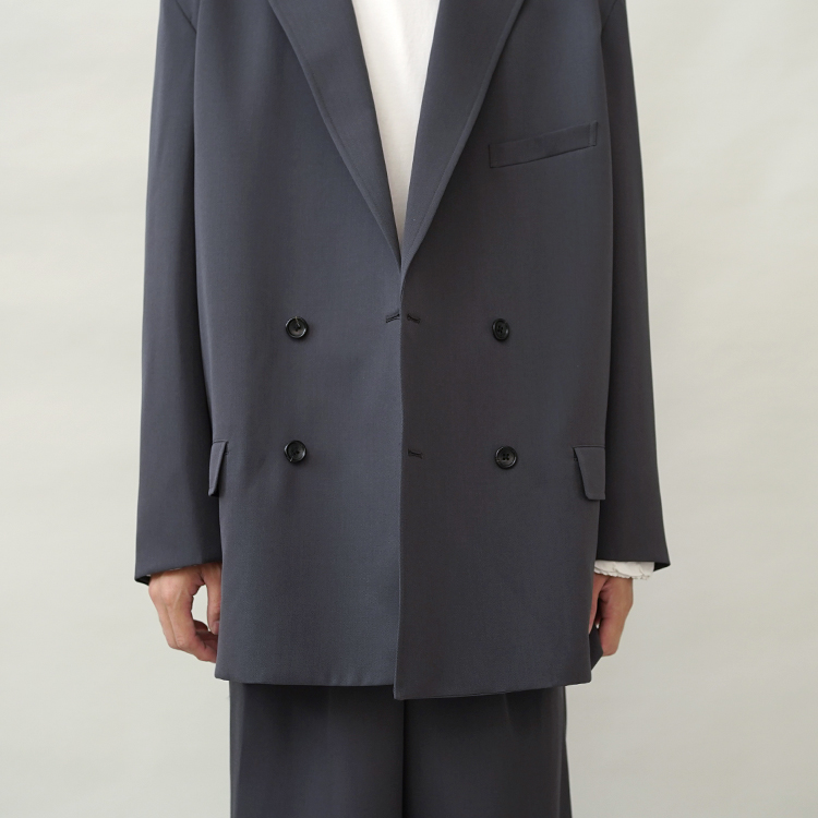 Scale Off Wool Double Jacket / C.GREY | Graphpaper (MEN)(グラフ 