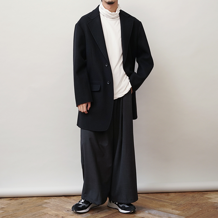 28日迄限定値下 22AW NICENESS ANDERSON コート色ネイビー