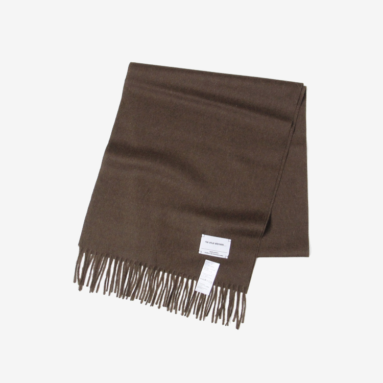 THE INOUE BROTHERS... / Brushed Scarf / BROWN