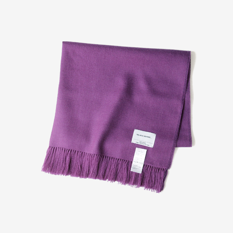 THE INOUE BROTHERS... / Non Brushed Large Stole / PURPLE