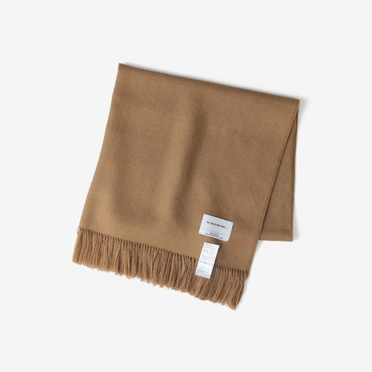 THE INOUE BROTHERS... / Non Brushed Large Stole / CAMEL