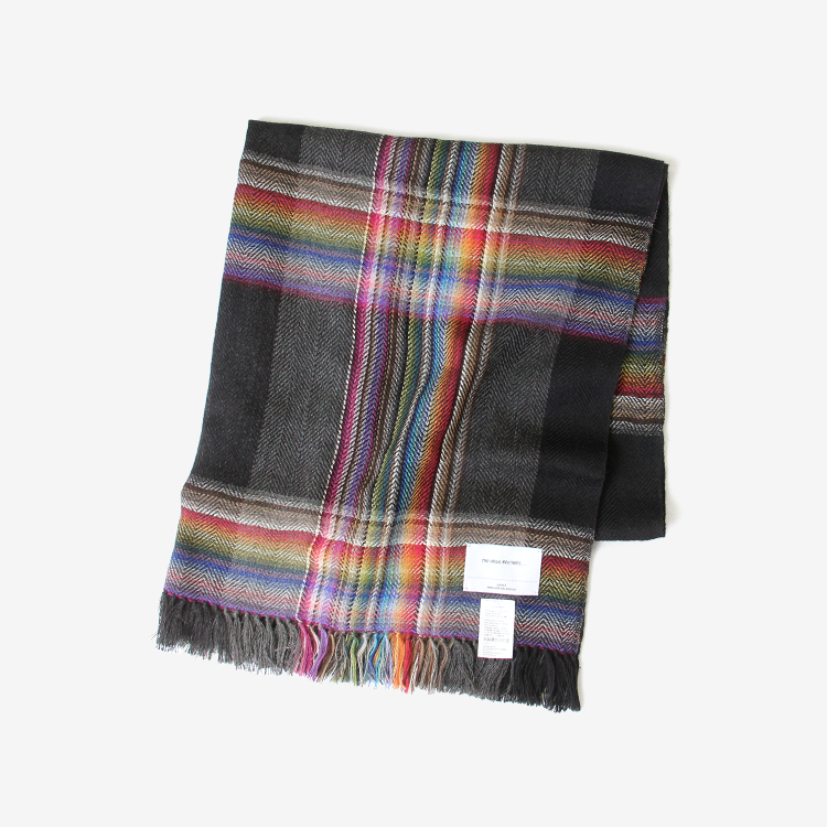 THE INOUE BROTHERS... / Multi Colored Scarf / BLACK
