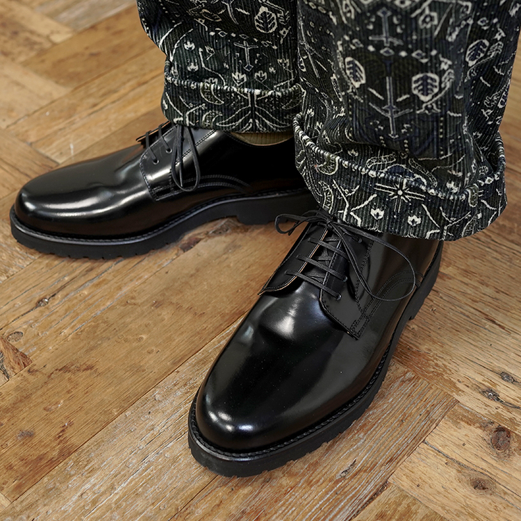 Normal Black Leather Shoes / 普通の黒い革靴 / BLACK | Tomo & Co 