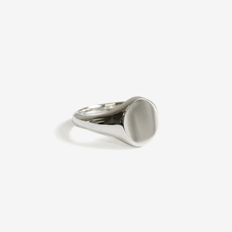 Garden of eden / OVAL SIGNET RING (ED-VG17-SR03)
