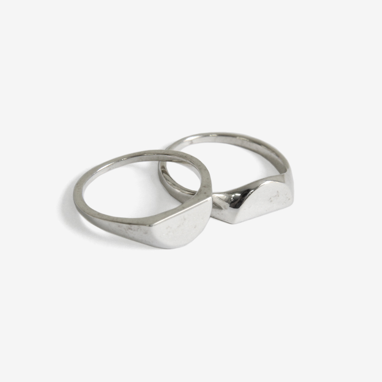 Garden of eden / SIGNET BREAK RING (22SS-048)