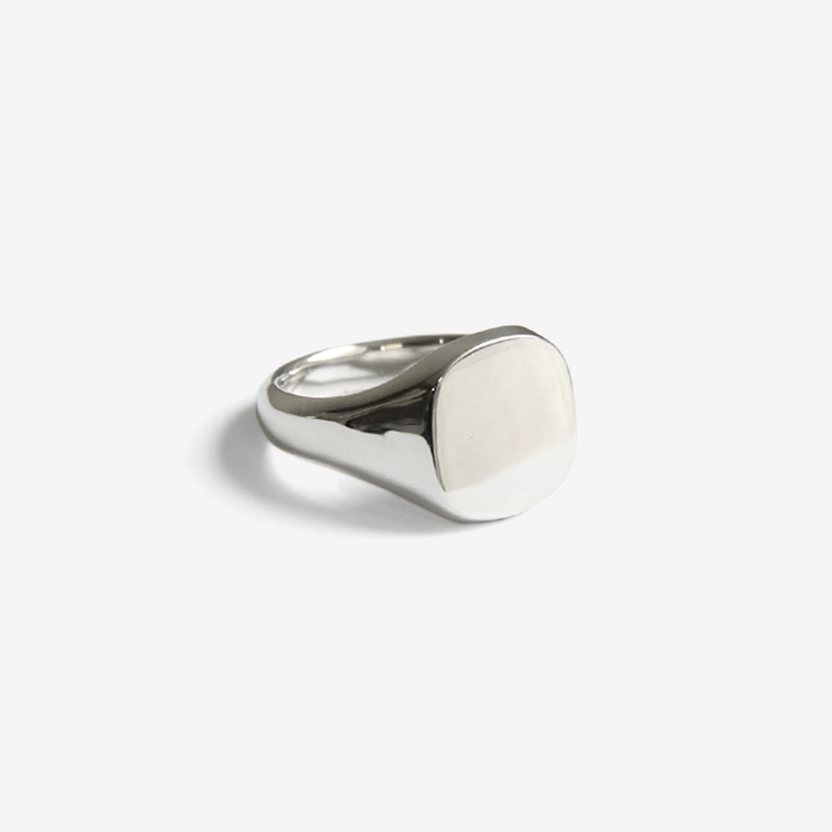 Garden of eden / SQUARE SIGNET RING (ED-VG18-SR16)