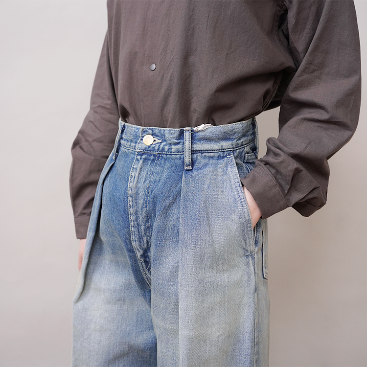 23SS Selvage Denim Two Tuck Pants デニム/ジーンズ パンツ メンズ 商品一覧 通販
