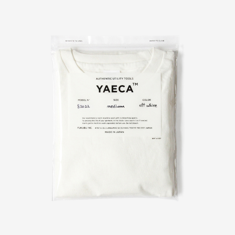 YAECA (WOMEN) / CREW NECK T-SHIRTS S/S / OFF WHITE