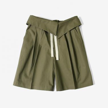  / gurkha short pants organic cotton / GREEN