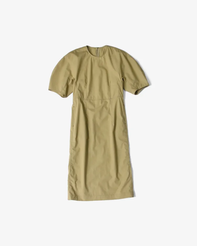 YLÈVE (WOMEN) / COTTON WEATHER DOLMAN SLEEVE OP / KHAKI