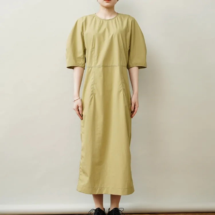 YLÈVE (WOMEN) / COTTON WEATHER DOLMAN SLEEVE OP / KHAKI