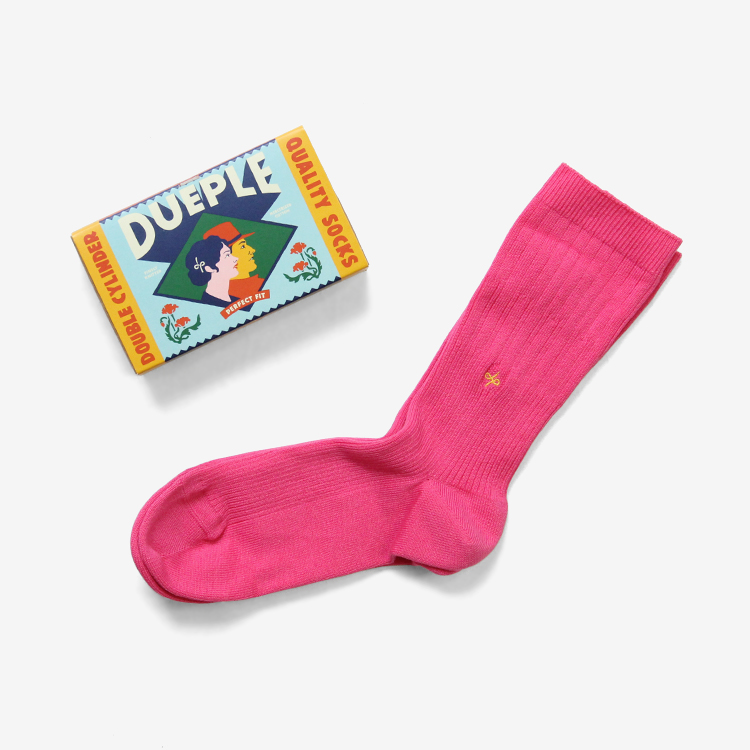 Dueple / REGULAR RIB SOCKS / WILD AT HEART