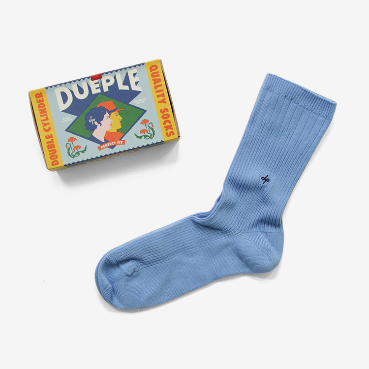 Dueple / REGULAR RIB SOCKS / HIGH ABOVE