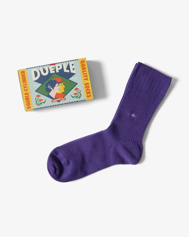 Dueple / REGULAR RIB SOCKS / PRINCE