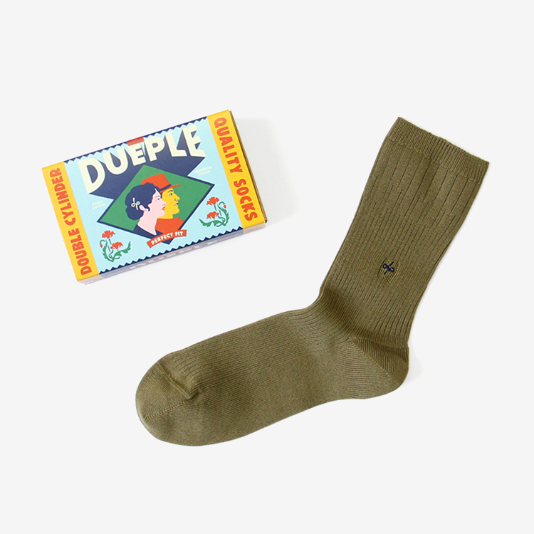 Dueple / REGULAR RIB SOCKS / ALIGATOR