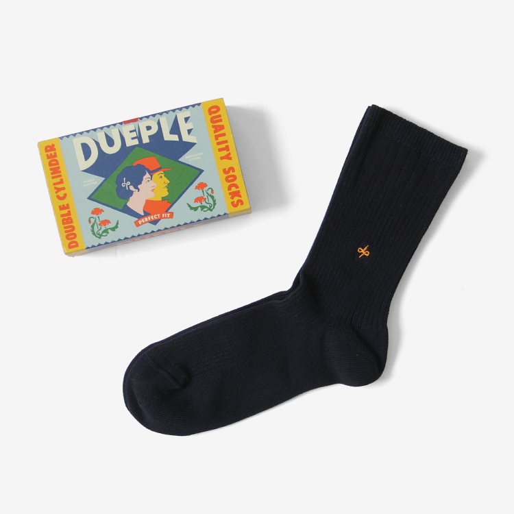 Dueple / REGULAR RIB SOCKS / NINE TO FIVE