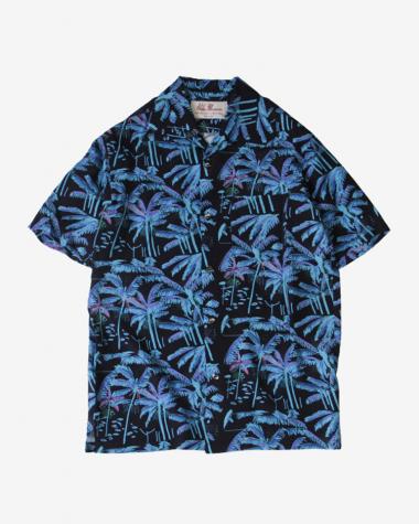 Aloha Blossom (MEN) / PALM TREE / BLACK
