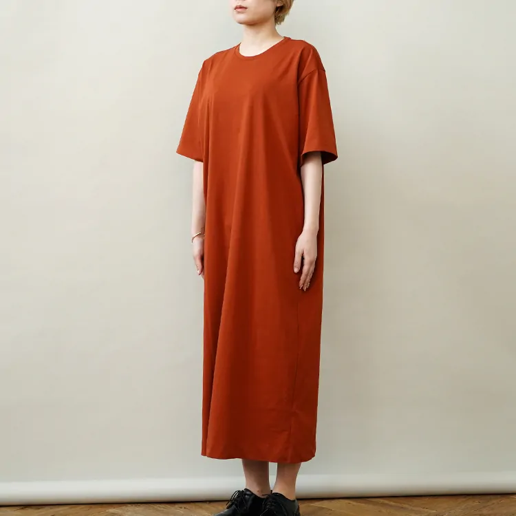 YLÈVE (WOMEN) / ORGANIC COTTON BIO T OP / BROWN