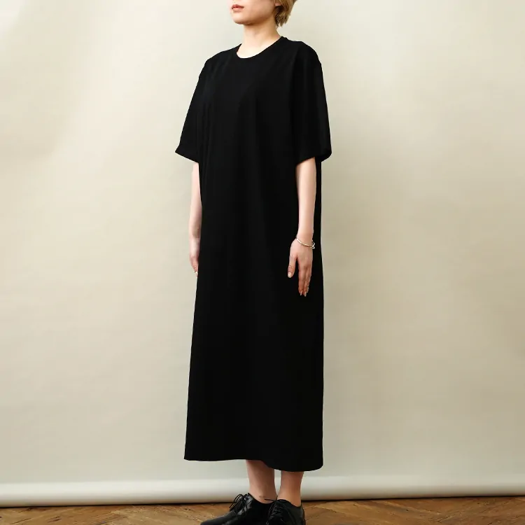 YLÈVE (WOMEN) / ORGANIC COTTON BIO T OP / BLACK