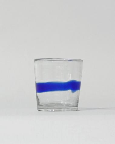 みんげい おくむら / 奥原硝子製造所 / 3半広口コップ 帯巻 / アソート