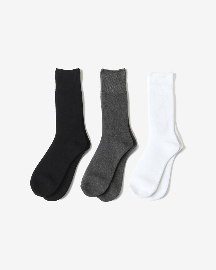 Graphpaper (MEN) / Graphpaper 3-Pack Socks / MONOTONE