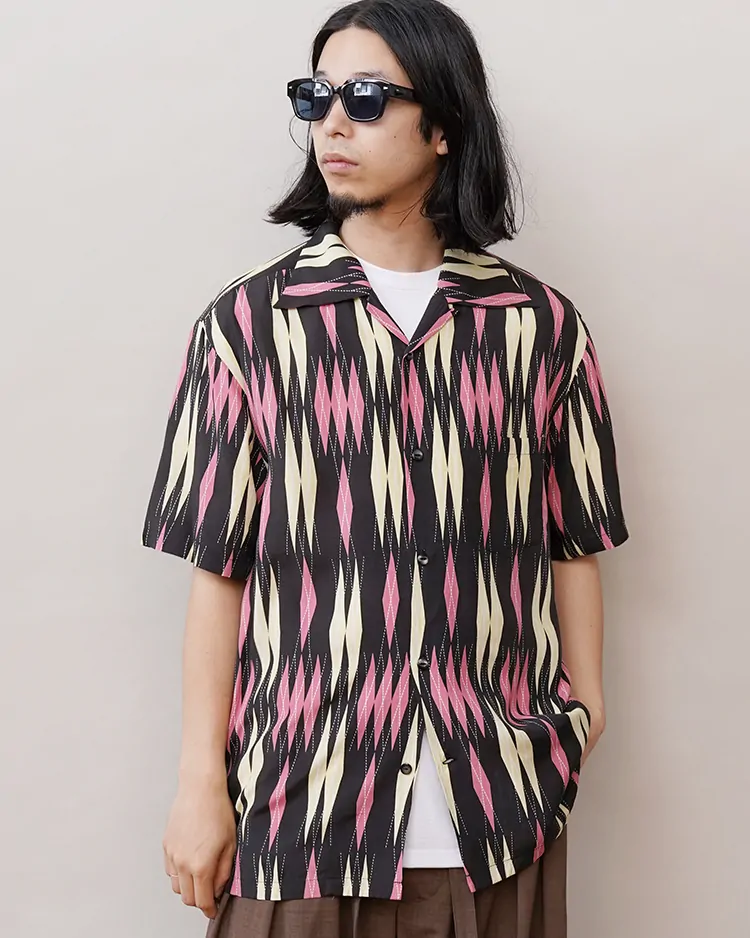 Aloha Blossom (MEN) / MINSA ARGYLE / BLACK&PINK
