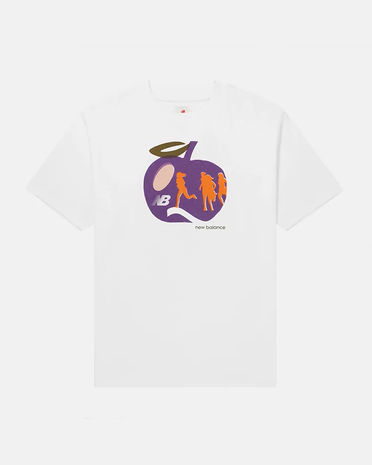 NEW BALANCE / MADE in USA 1982 Run Club Tee / WHITE