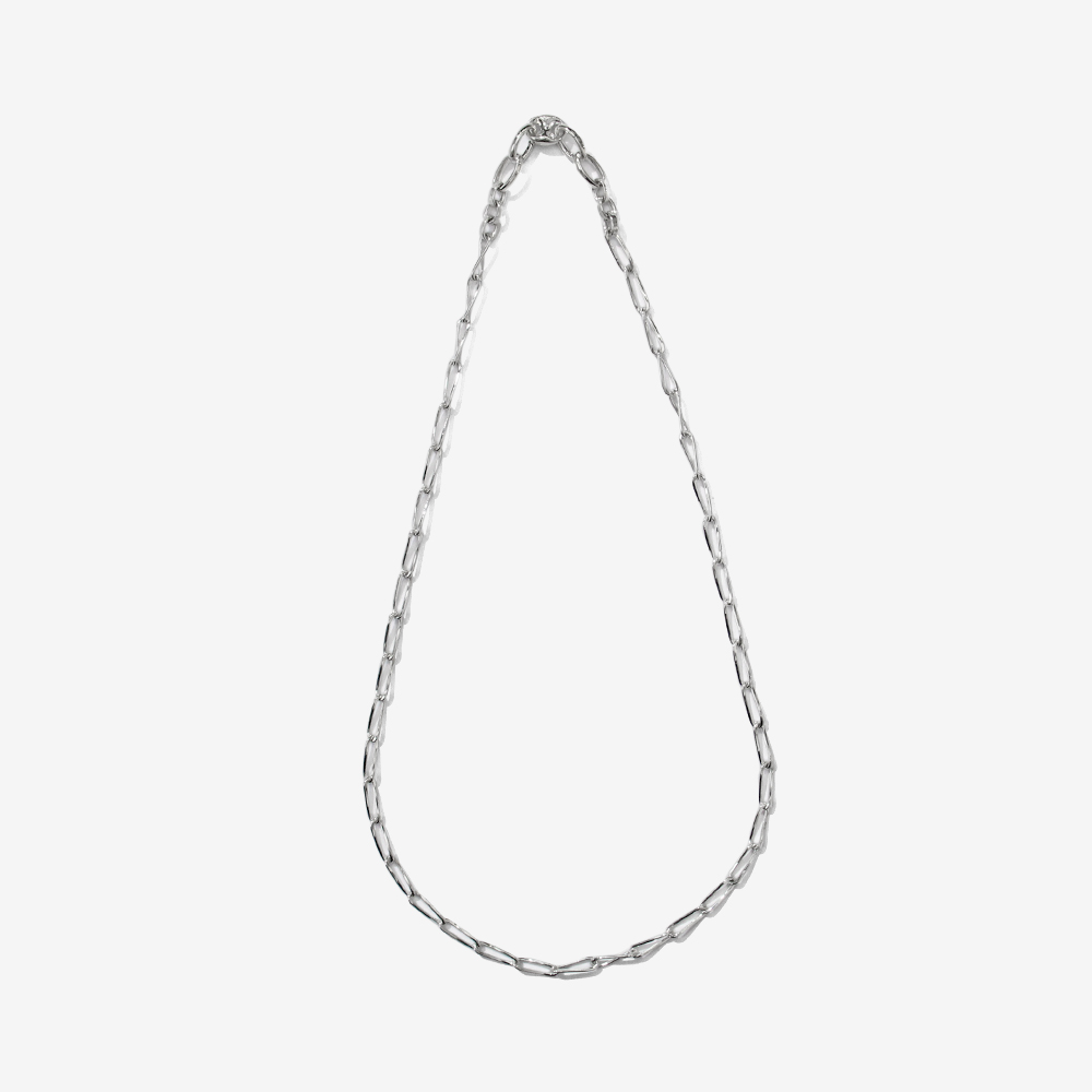 Garden of eden / pc twist chain necklace(50cm)(23AW077)