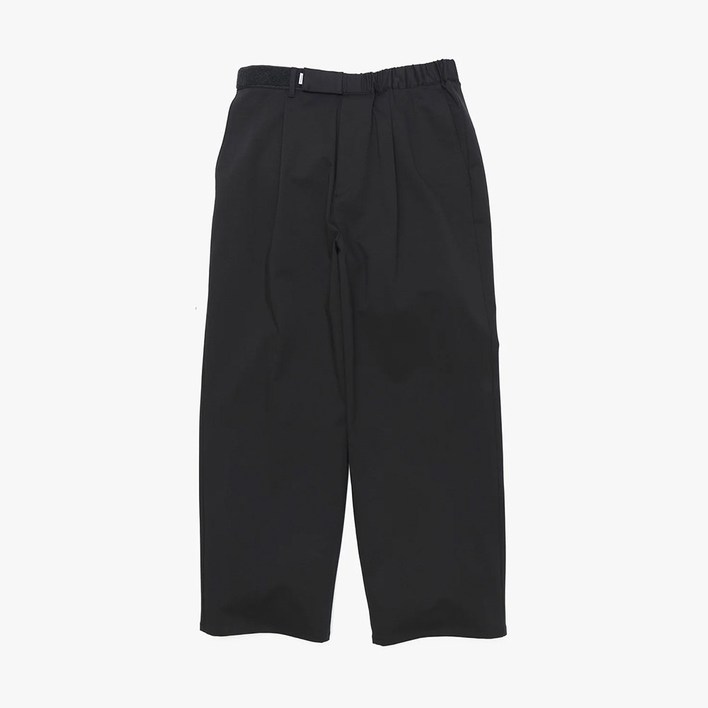 COMPACT PONTE WIDE CHEF PANTS / BLACK | Graphpaper (MEN)(グラフ