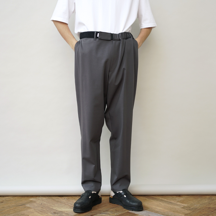 COMPACT PONTE CHEF PANTS / CHARCOAL | Graphpaper (MEN)(グラフ