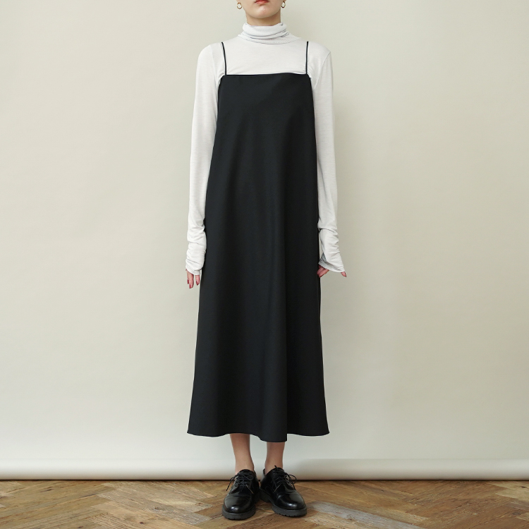 WOOL TROPICAL CAMISOLE DRESS | ATON (WOMEN)(エイトン) | ONEPIECE